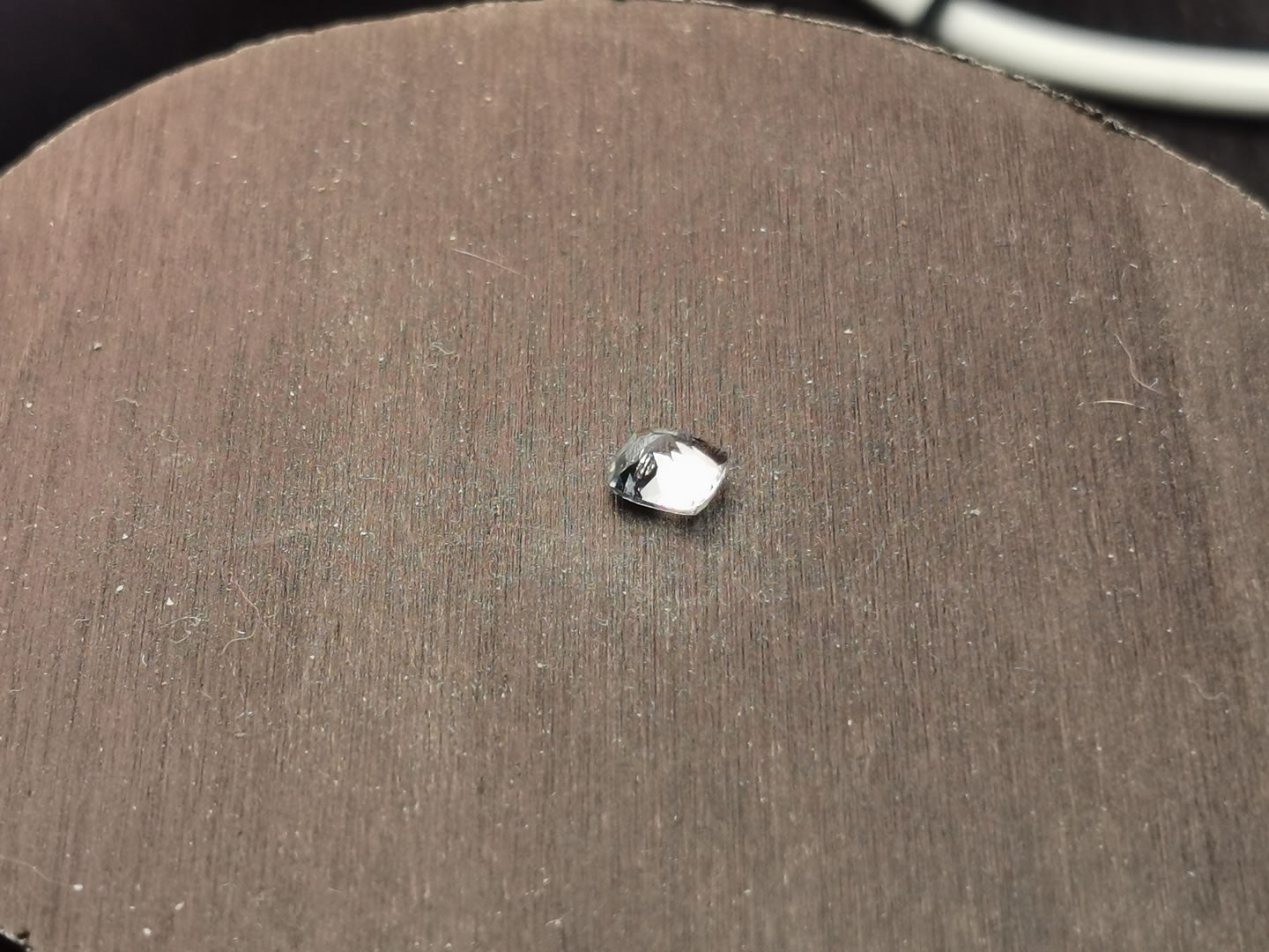 Acquamarina taglio cuscino quadrato 0,47 ct