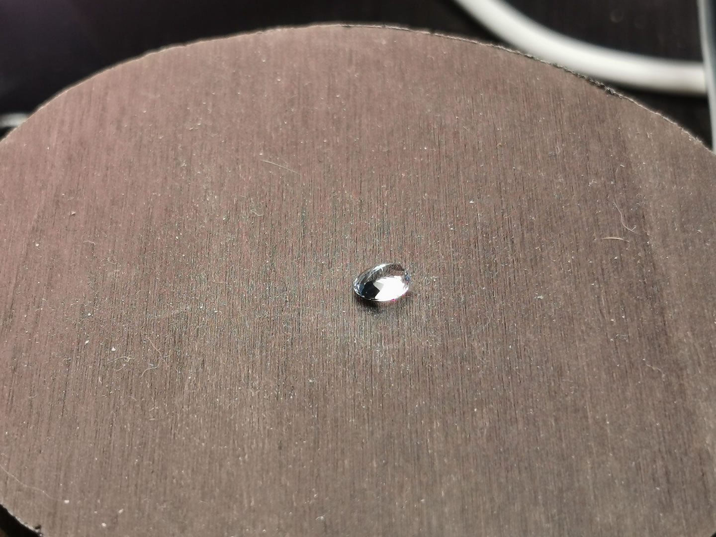 Acquamarina taglio ovale 0,35 ct