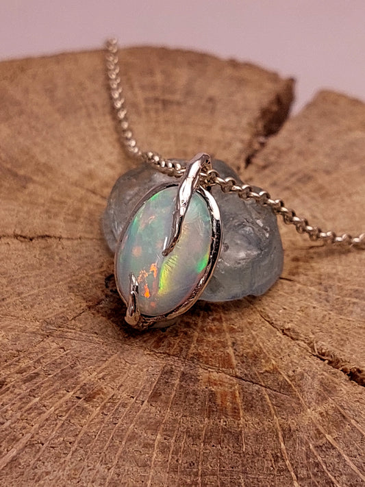 Ciondolo "Radici" con opale etiope