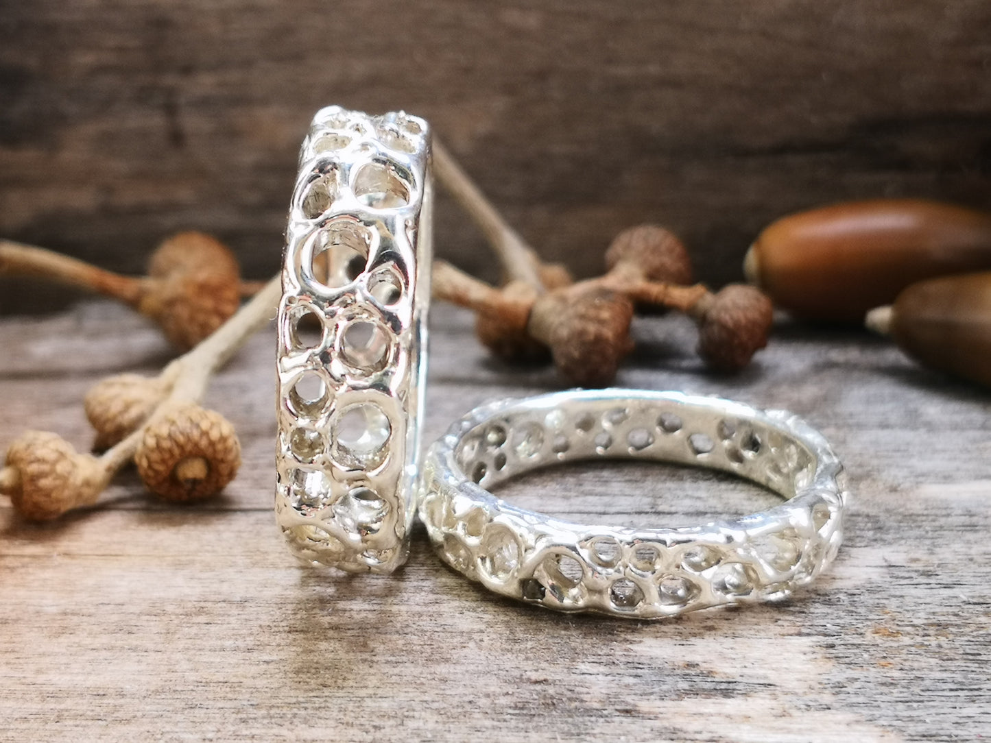Fedi "BioBand" in argento