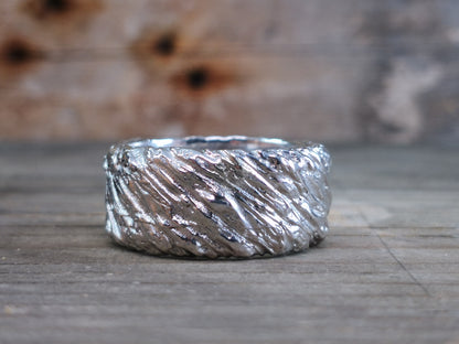Fascia "Stoneband" in argento