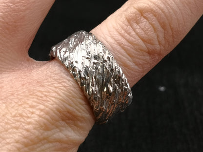 Fascia "Stoneband" in argento