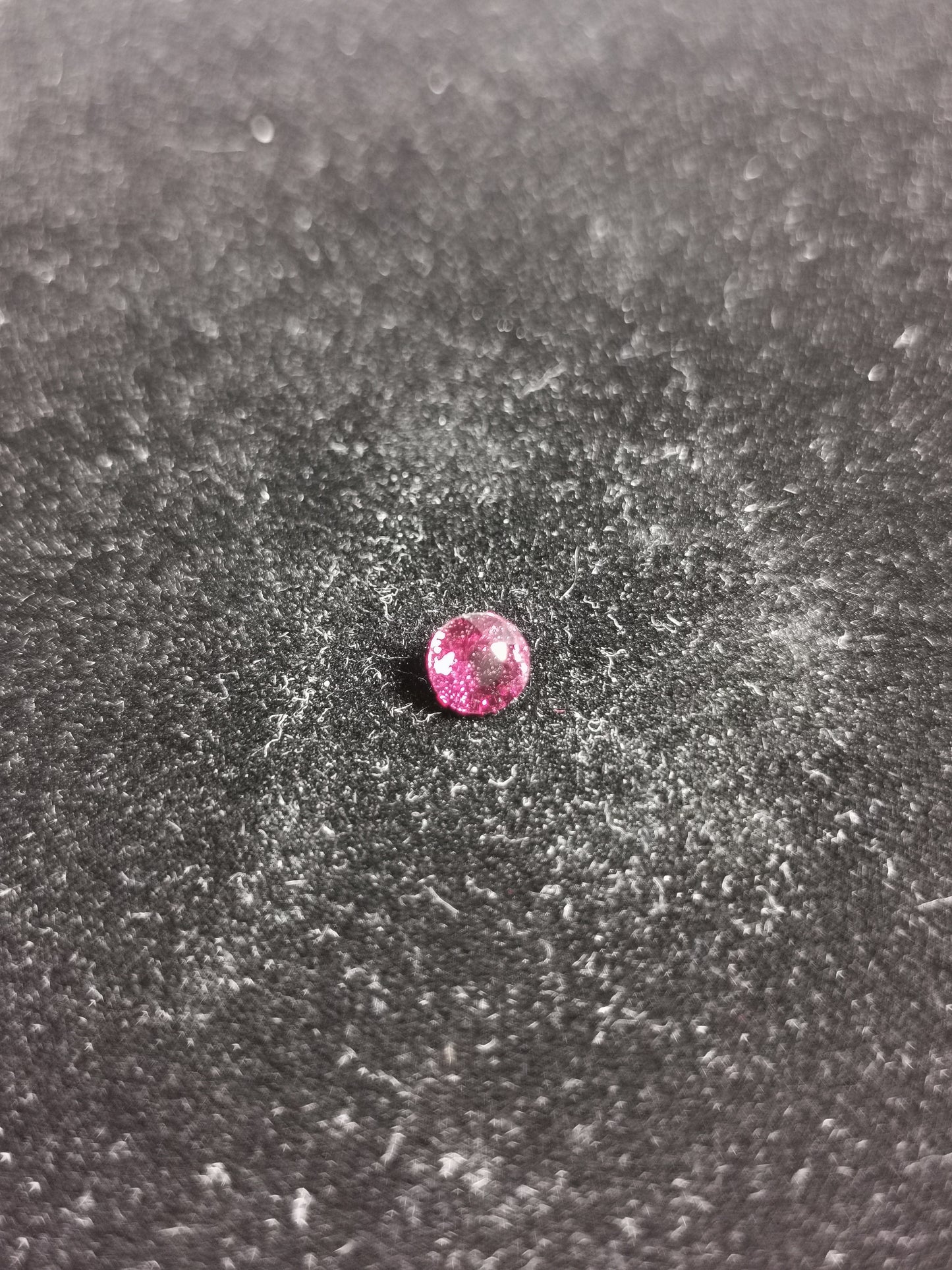 Granato Rodolite taglio rotondo, 1,00 ct