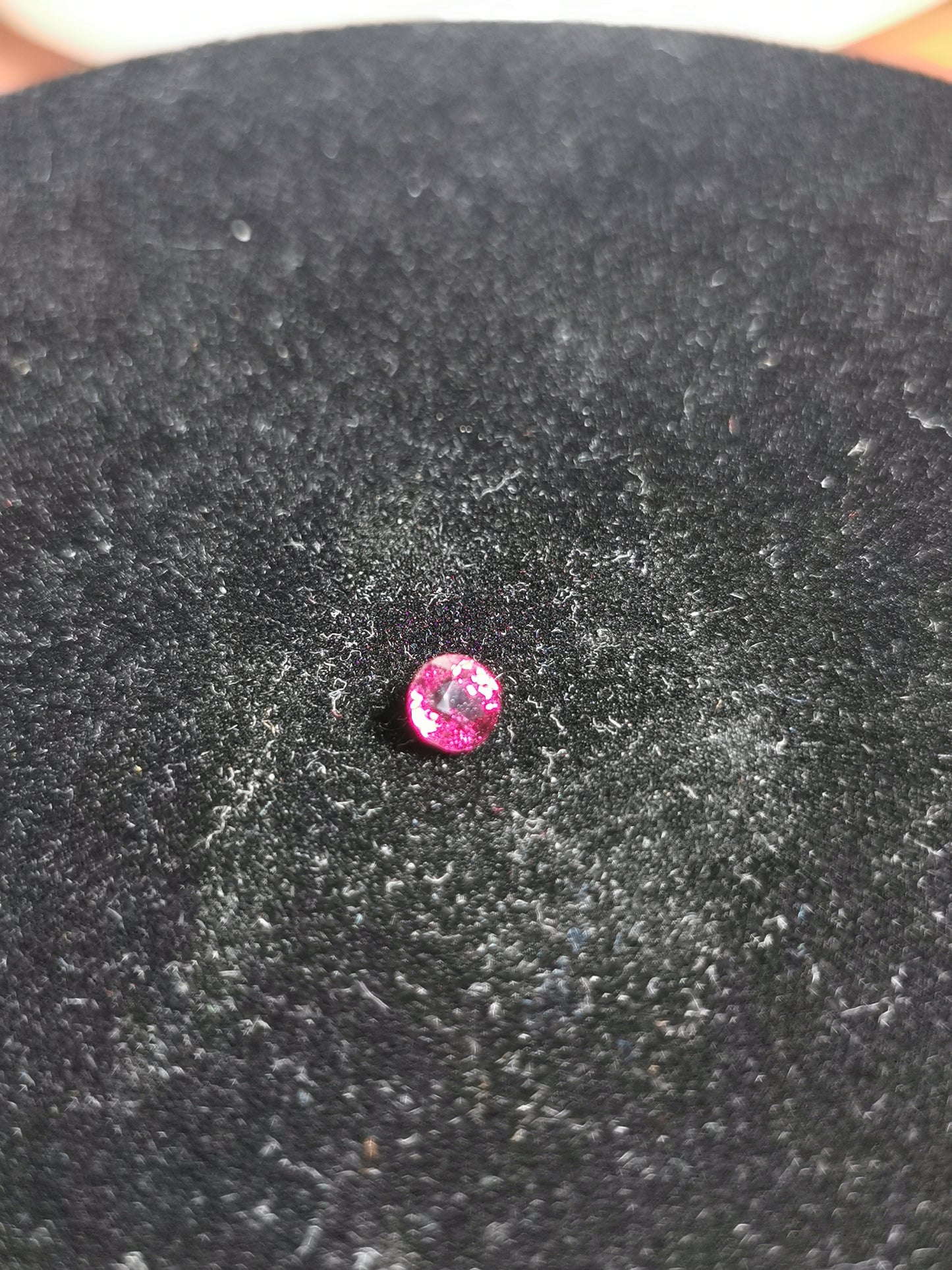 Granato Rodolite taglio rotondo, 1,00 ct