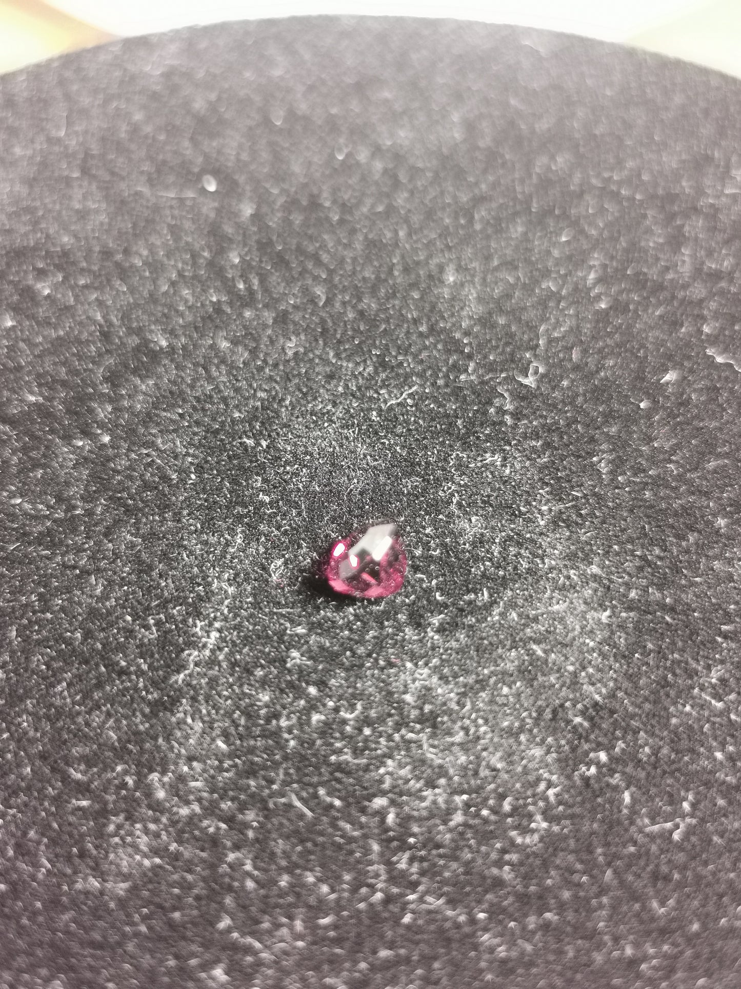 Granato Rodolite taglio rotondo custom, 2,12 ct