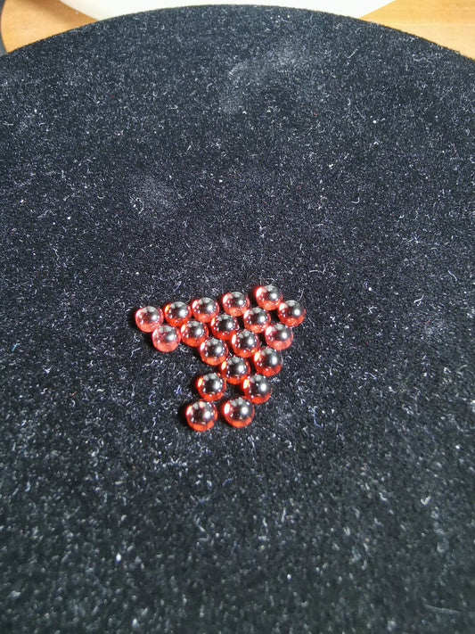 Lot of 10 Pyrope-Almandine Garnets baguette cut calibrated 0.60 ct each
