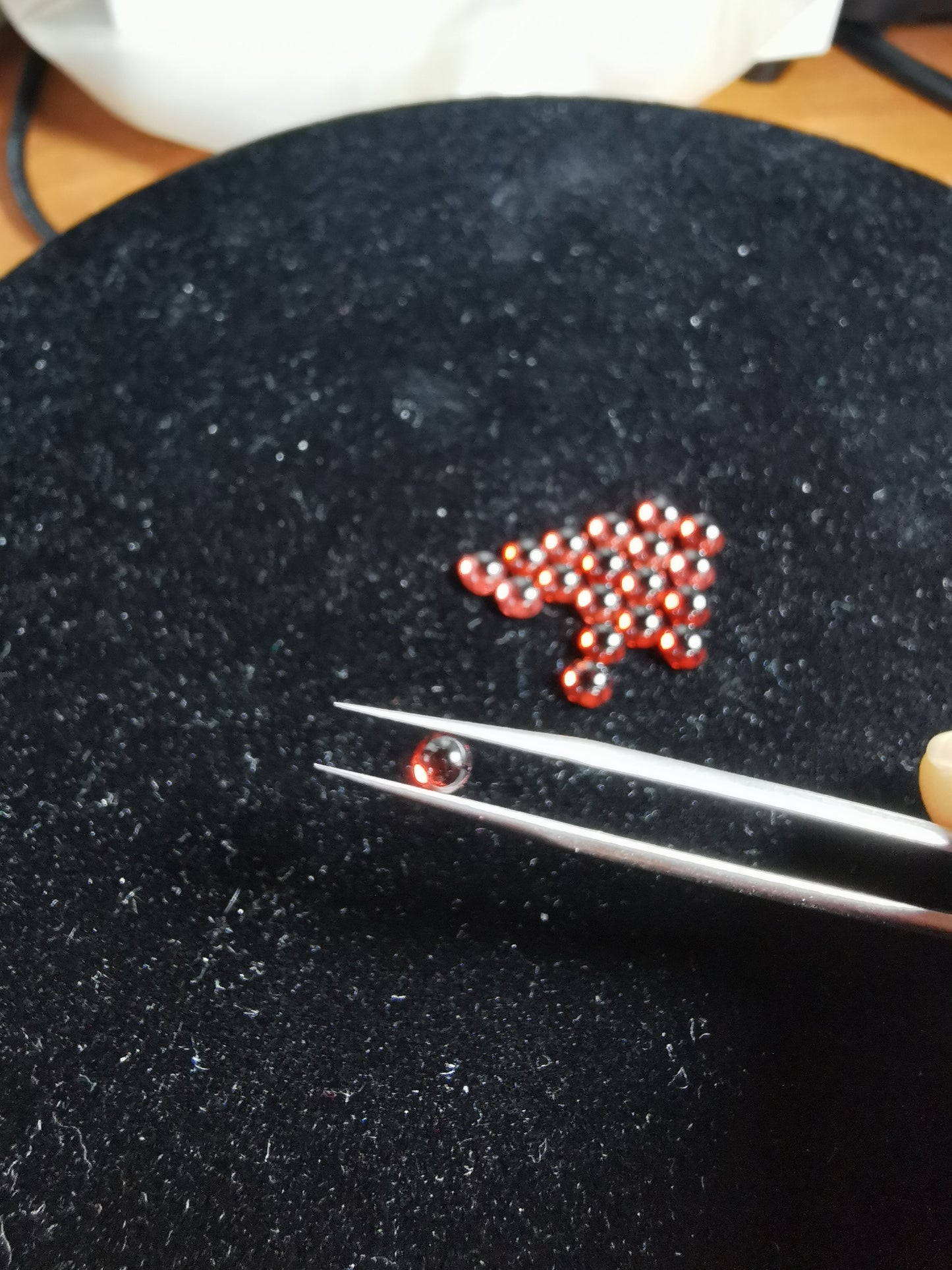 Lot of 10 Pyrope-Almandine Garnets baguette cut calibrated 0.60 ct each