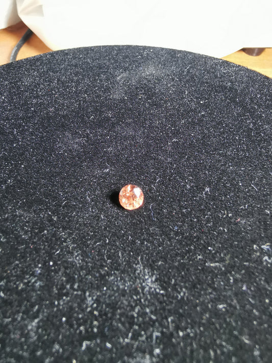 Zircone naturale taglio rotondo 1,15 ct