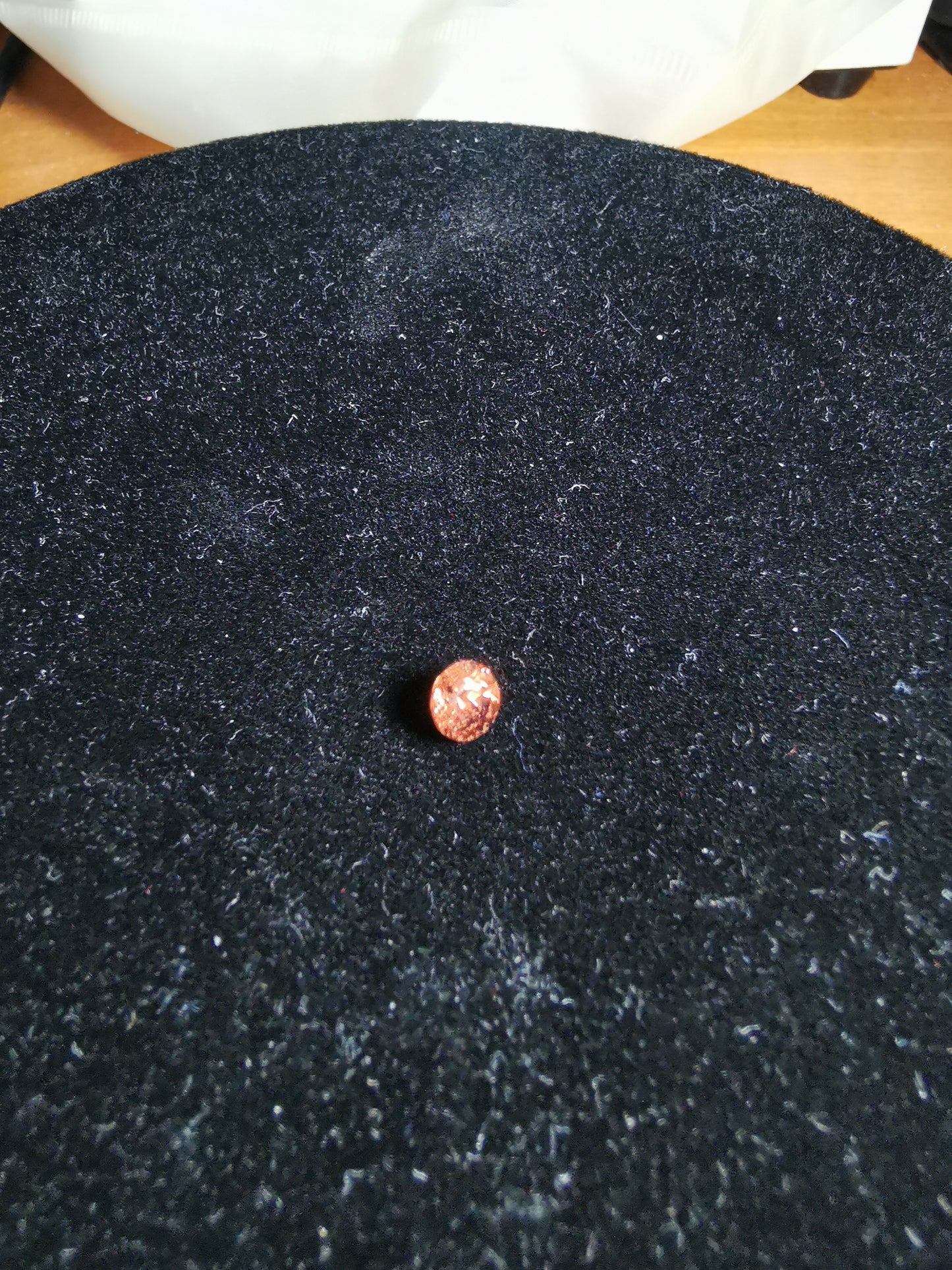 Zircone naturale taglio rotondo 1,15 ct
