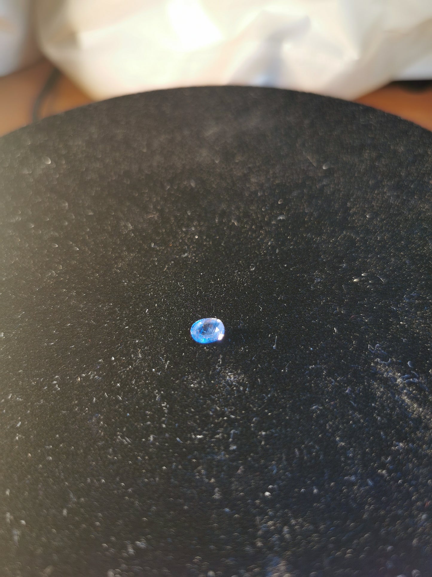 Zaffiro azzurro taglio ovale 0,53 ct