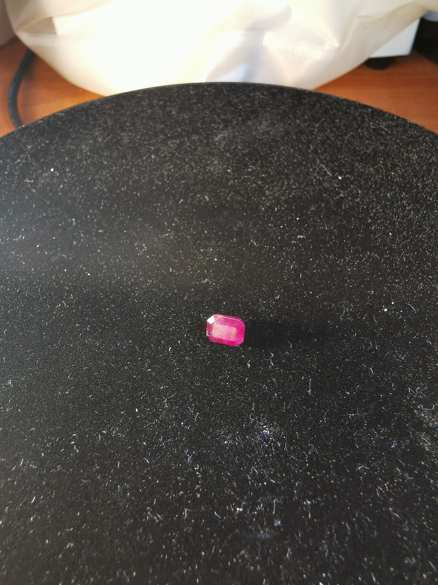 Zaffiro porpora taglio ottagonale 1,46 ct