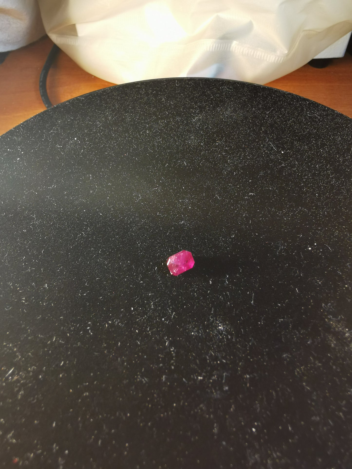 Zaffiro porpora taglio ottagonale 1,46 ct