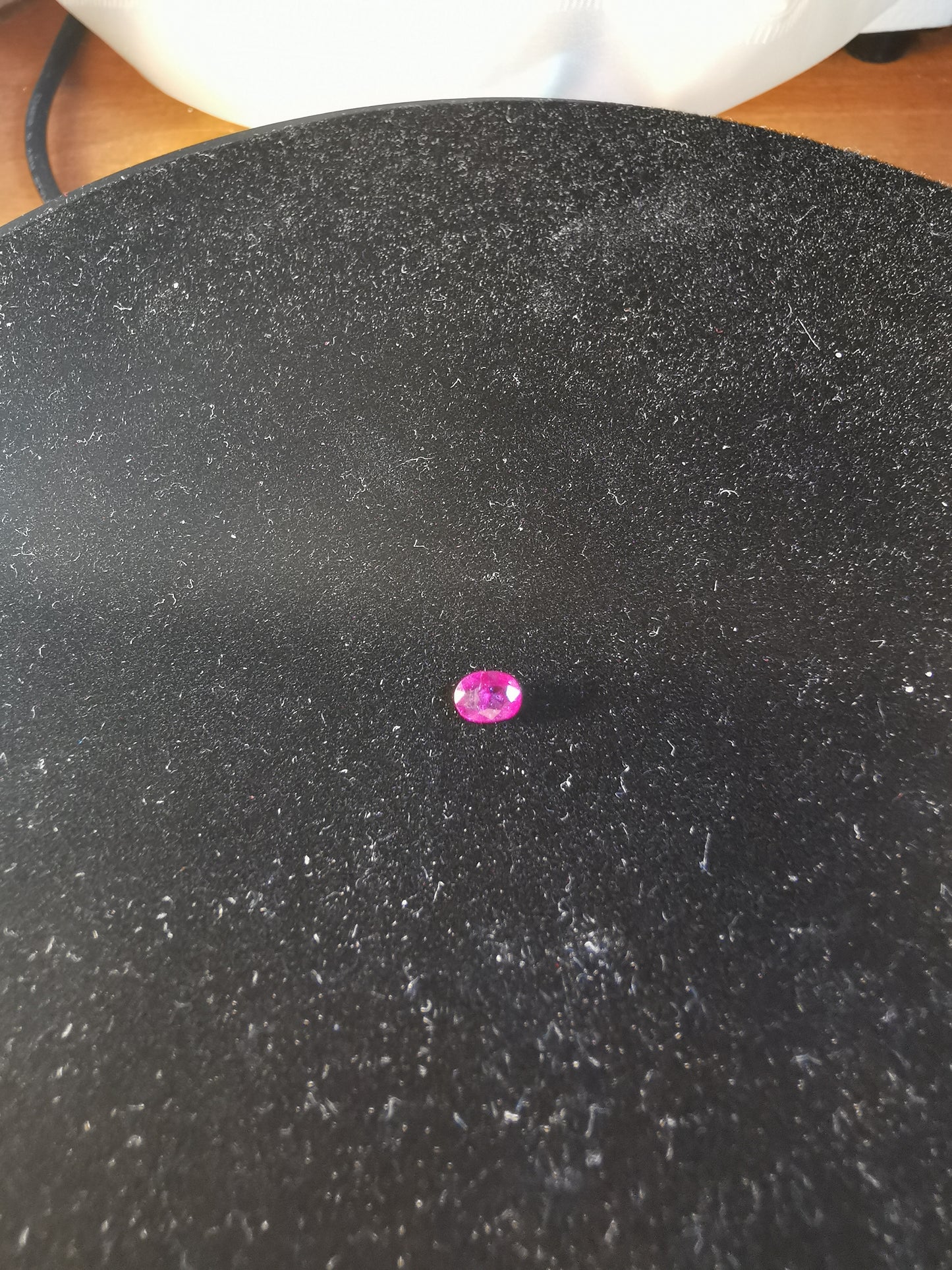 Zaffiro porpora taglio ottagonale 1,46 ct