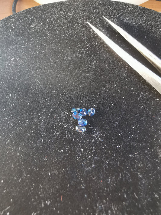 Lot of 6 Marquise Cut Sapphires 1.11 ct Total