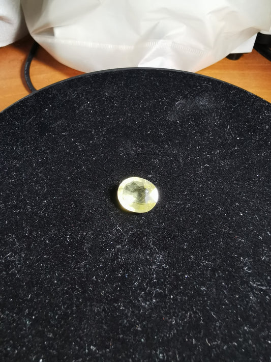 Citrine Quartz polygonal cut faceted 6.44 ct