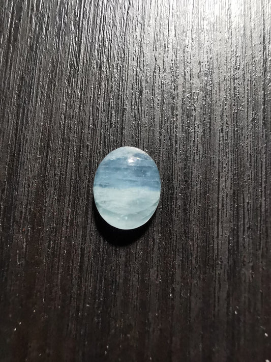 Acquamarina taglio ovale cabochon 2,87 ct