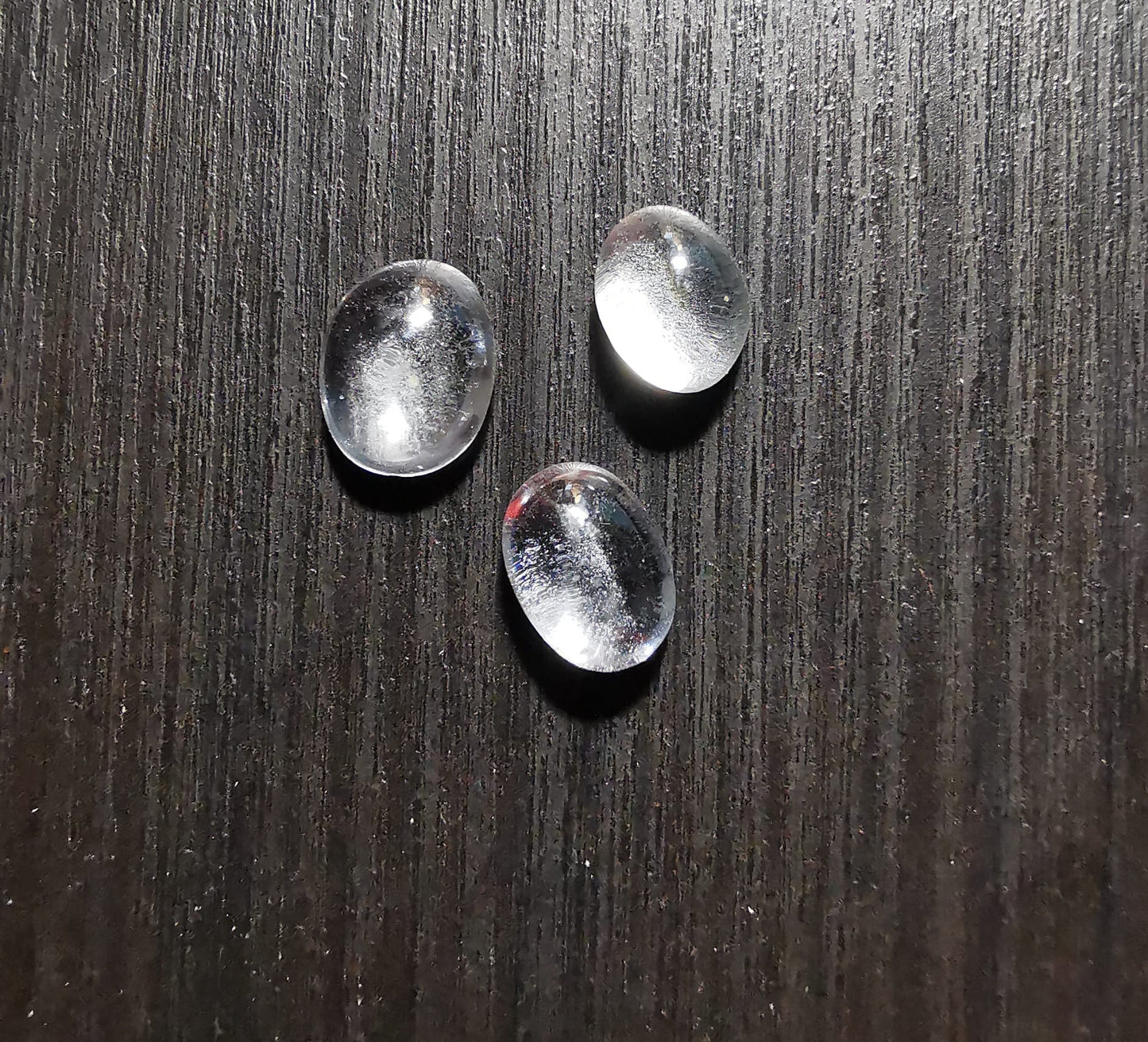 Lotto di tre Acquamarine taglio cabochon 7,71 ct