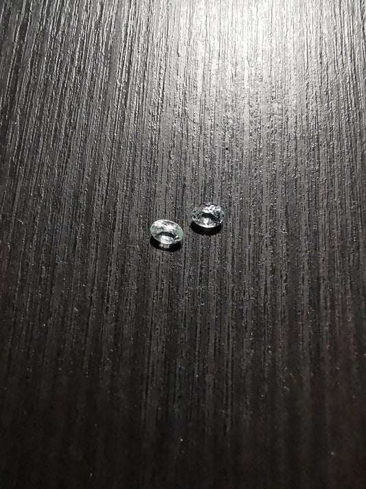 Coppia di Acquamarine taglio ovale 0,30 ct