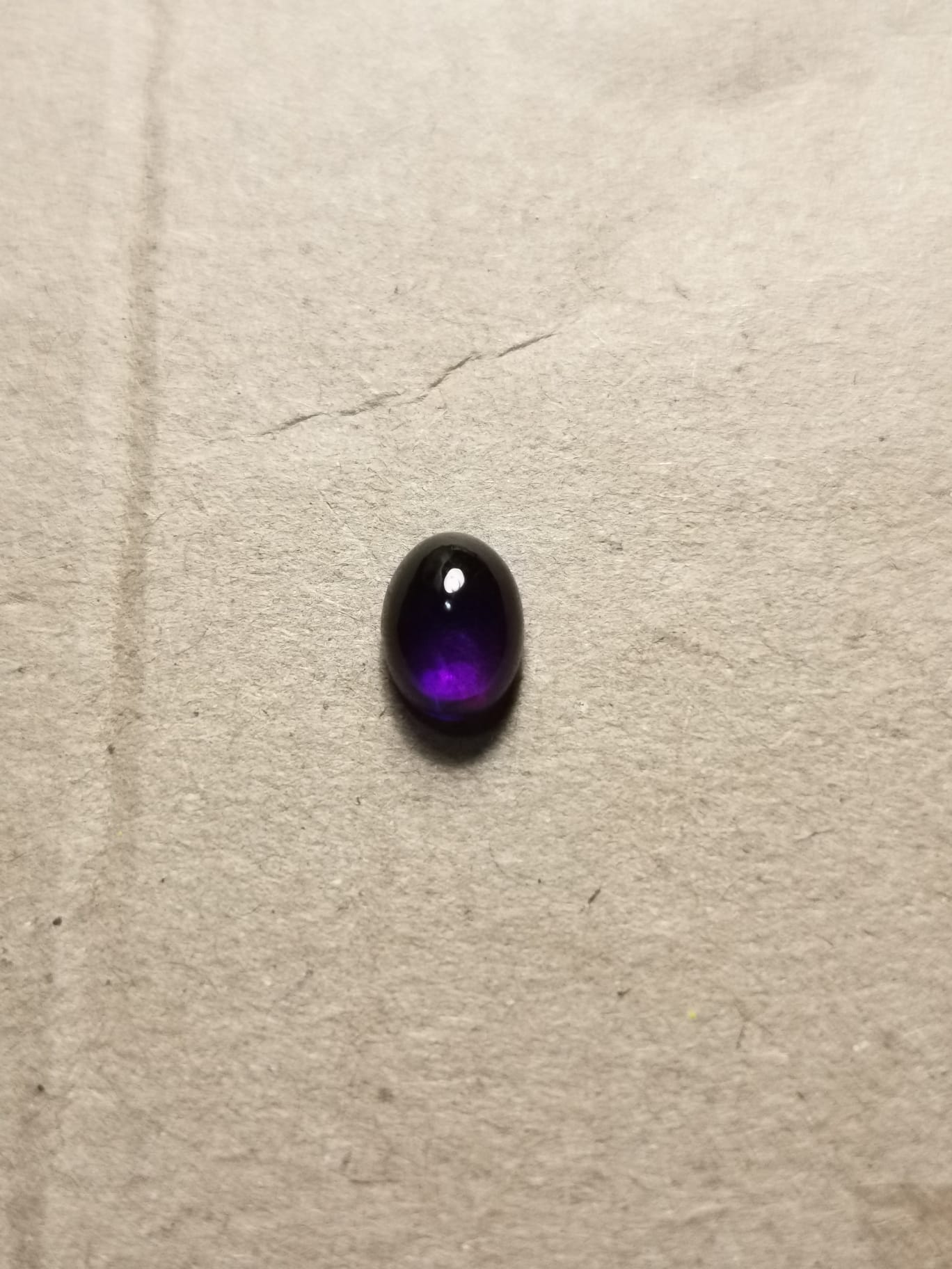 Ametista taglio ovale cabochon 1,27 ct