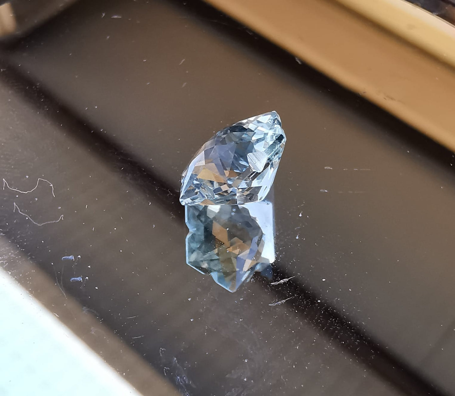 Quarzo verde o Prasiolite taglio Snowflake 2,76 ct