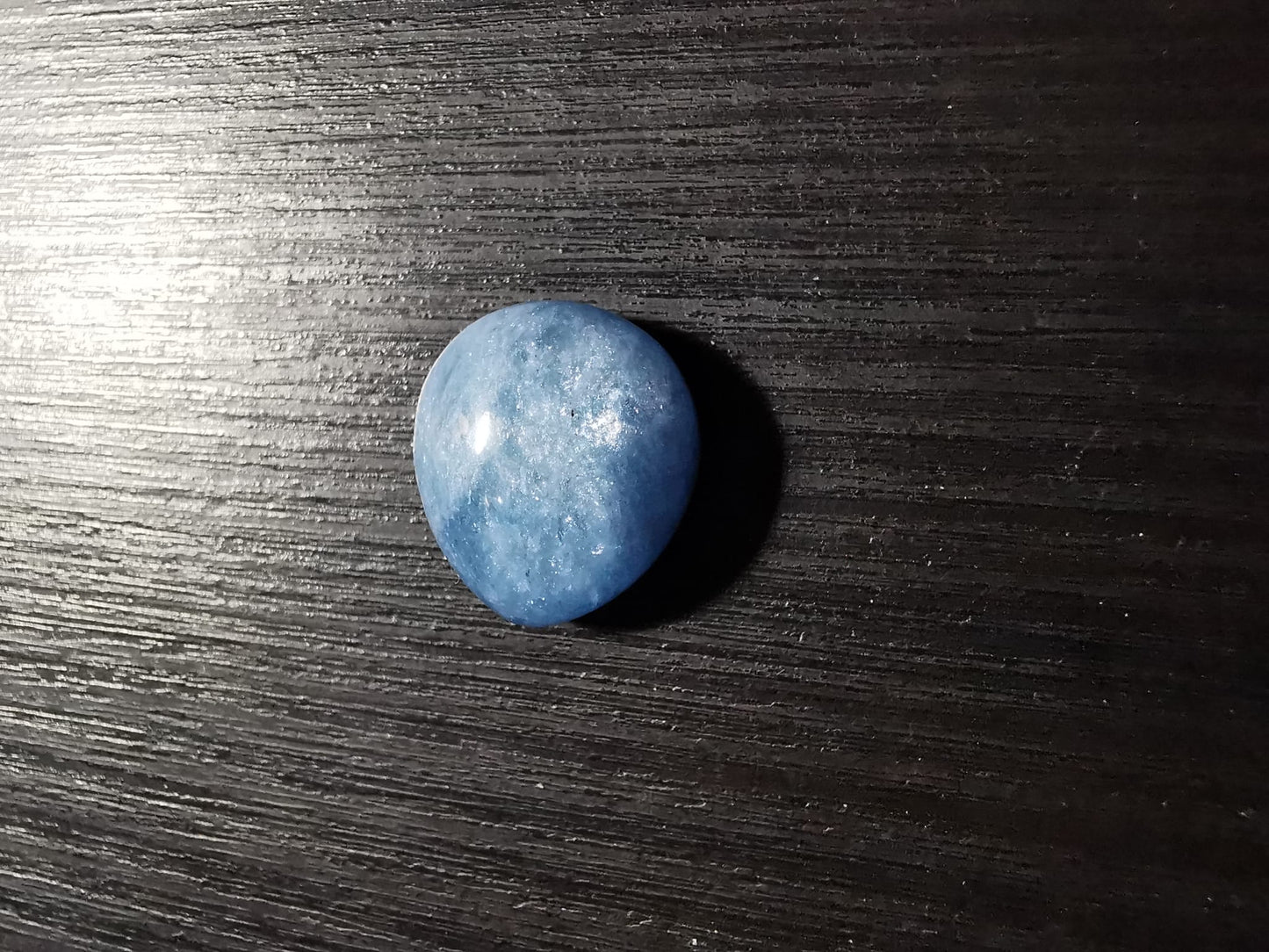 Acquamarina taglio cabochon goccia 12,74 ct
