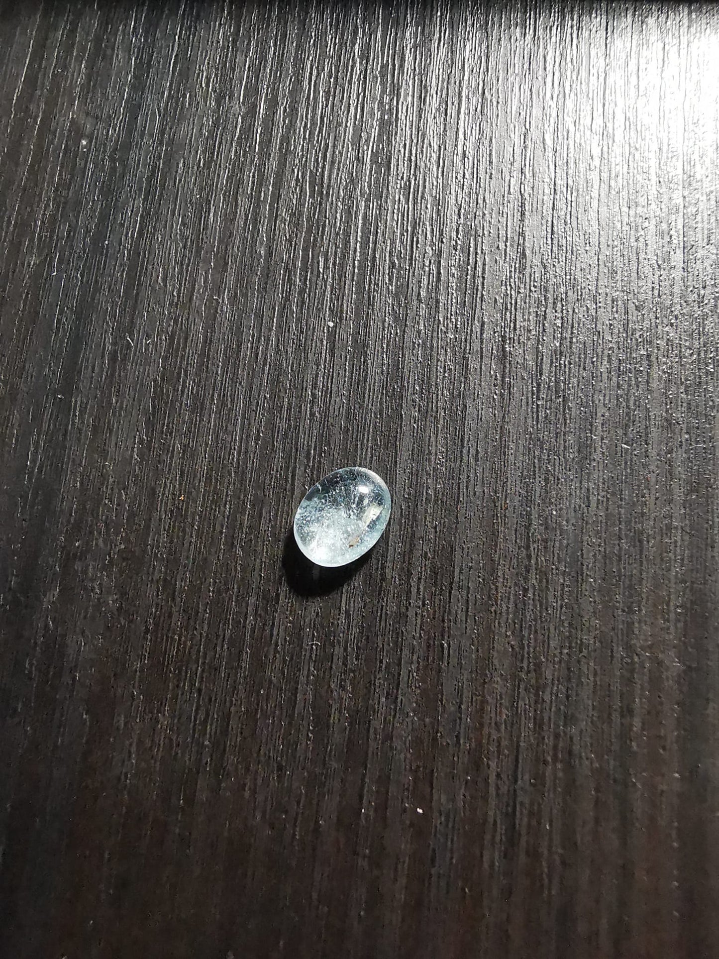 Acquamarina taglio ovale cabochon 1,22 ct