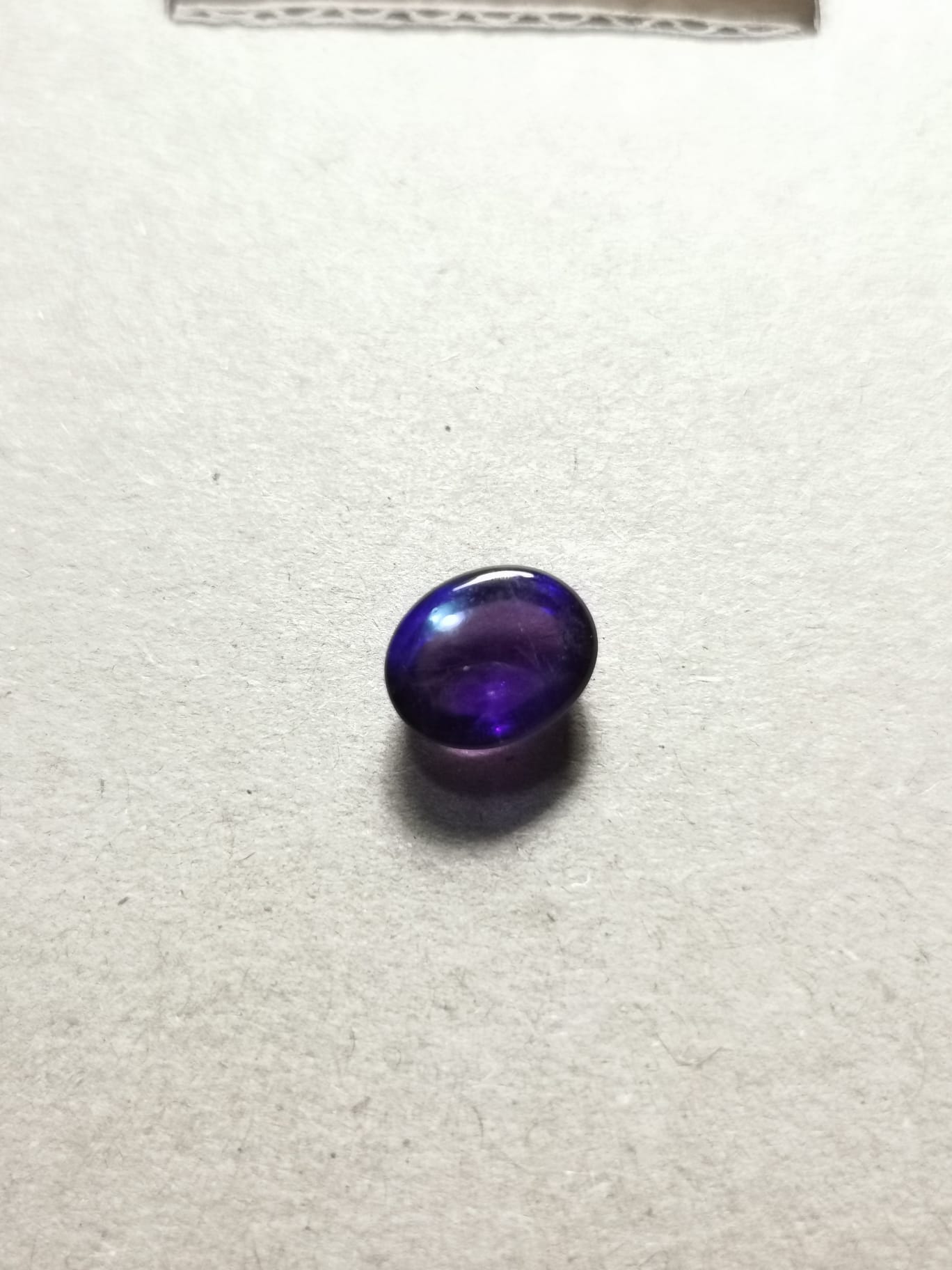 Ametista taglio ovale cabochon 3,35 ct