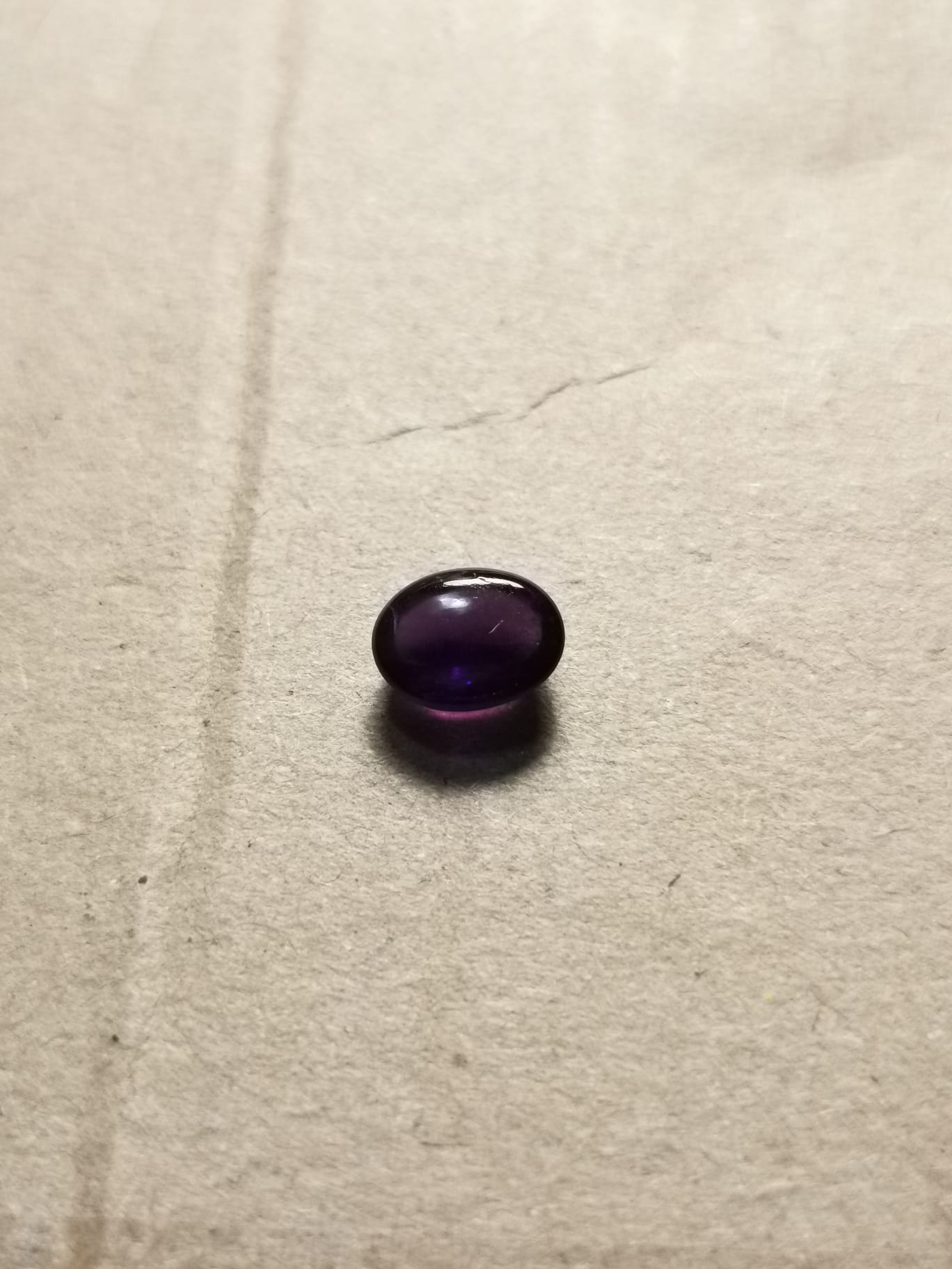 Ametista taglio ovale cabochon 1,35 ct