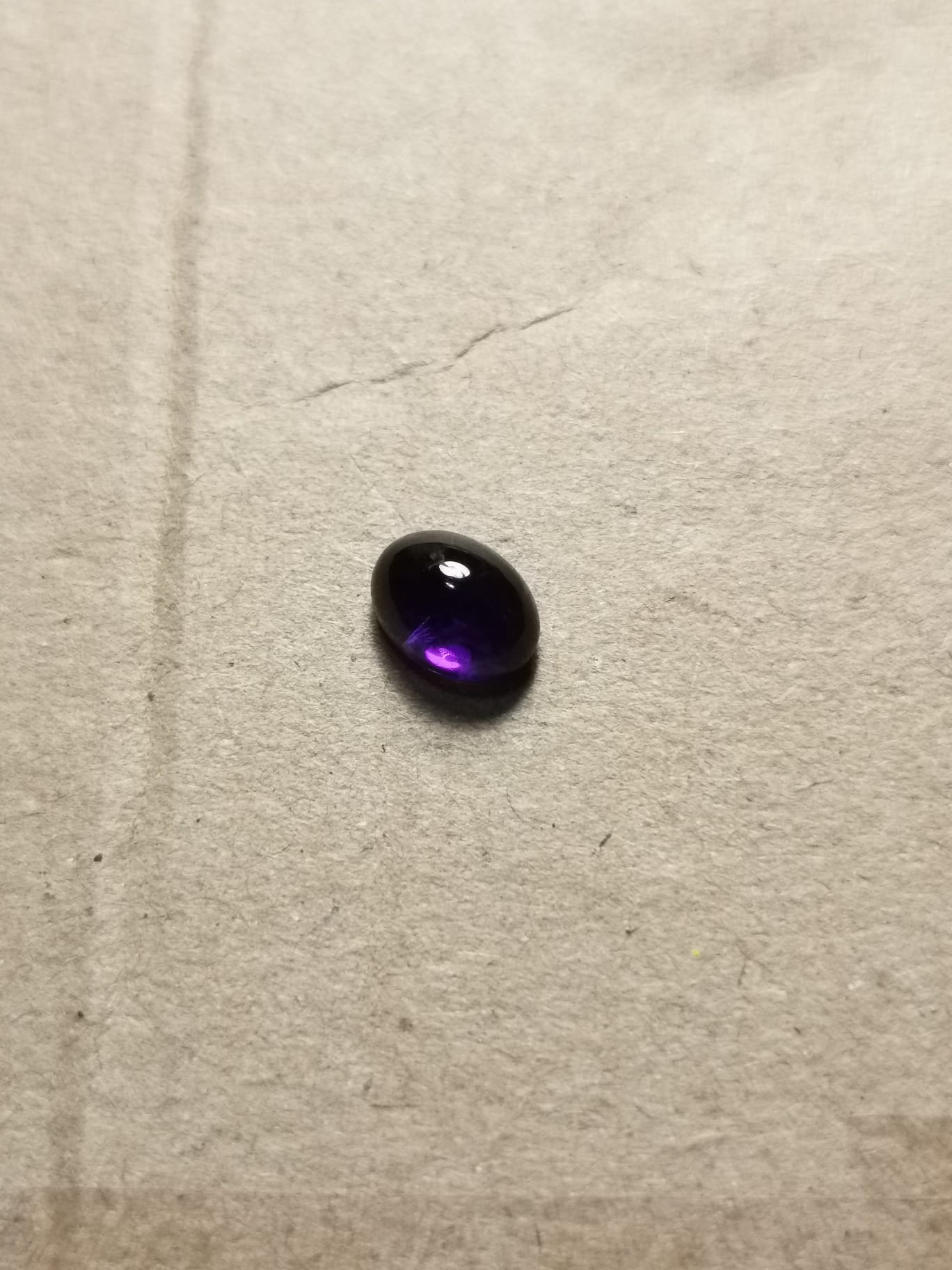 Ametista taglio ovale cabochon 1,27 ct