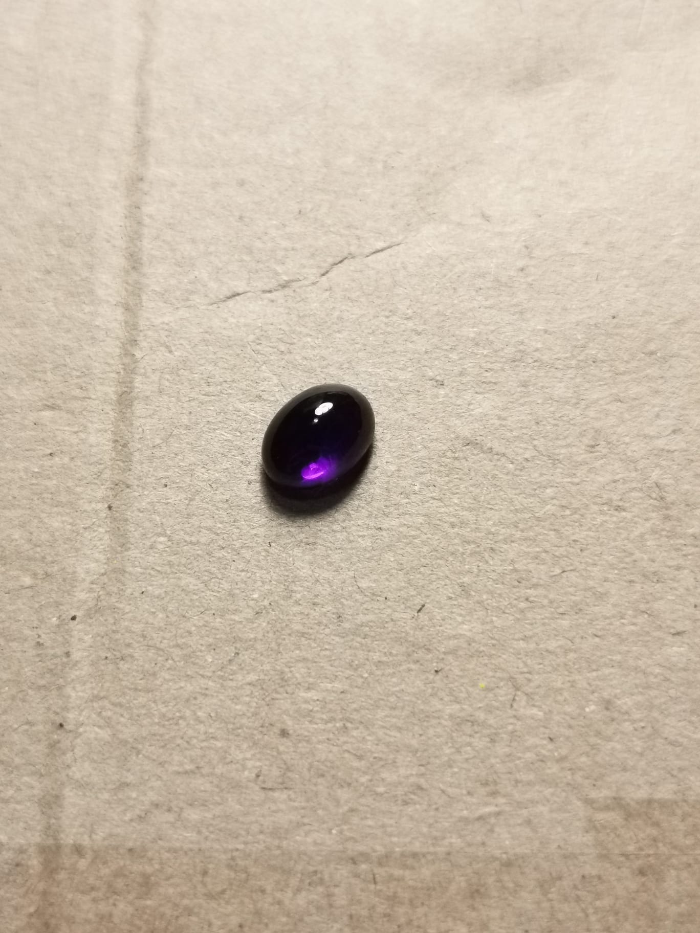 Ametista taglio ovale cabochon 1,27 ct