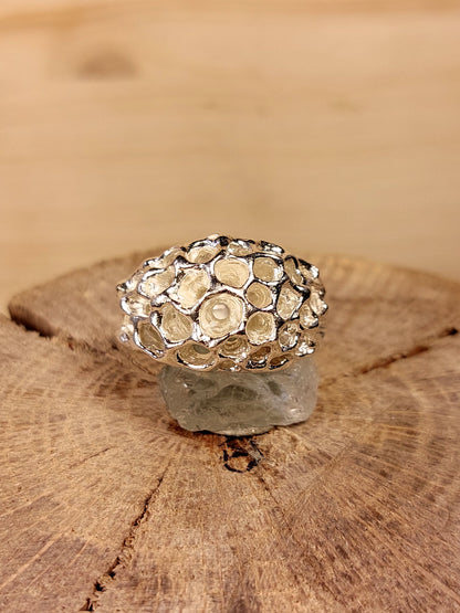 Anello "Madrepora" in argento