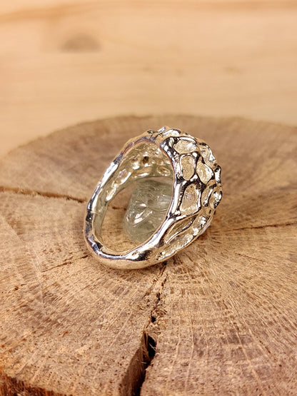 Anello "Madrepora" in argento