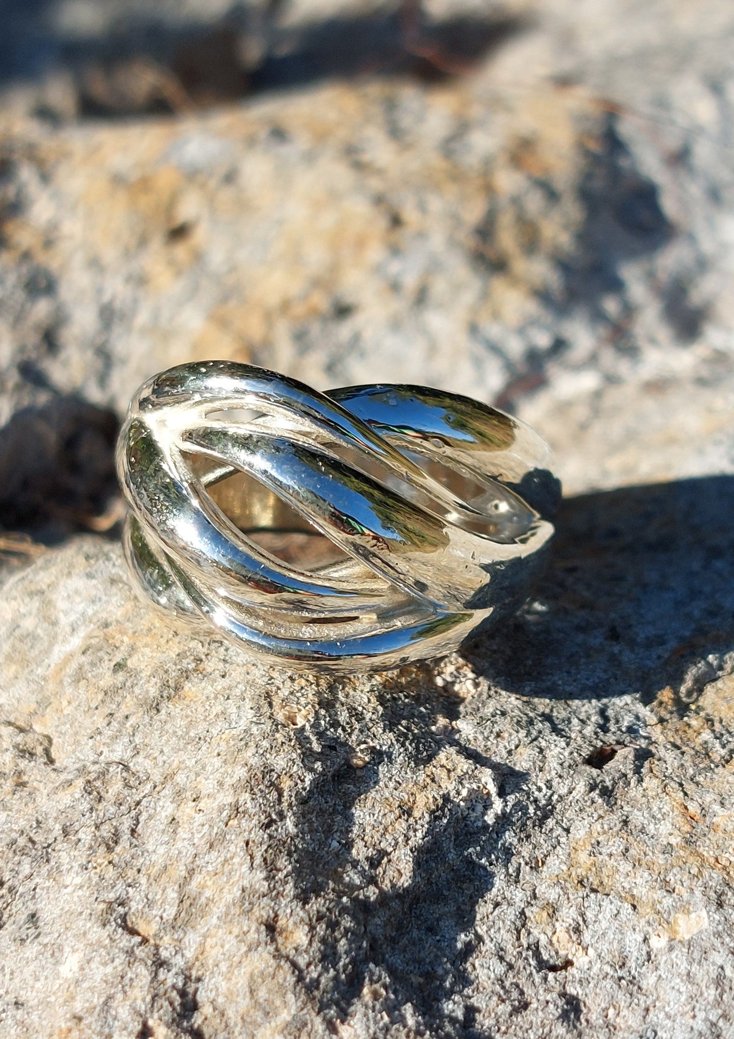 Fascia "Rampicante" in argento massiccio