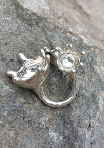 Anello "Tuffi" in argento