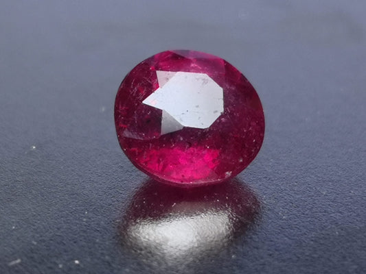 Rubino taglio rotondo misto, 1,30 ct