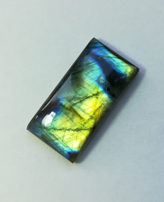 Labradorite taglio rettangolare cabochon 45,90 ct