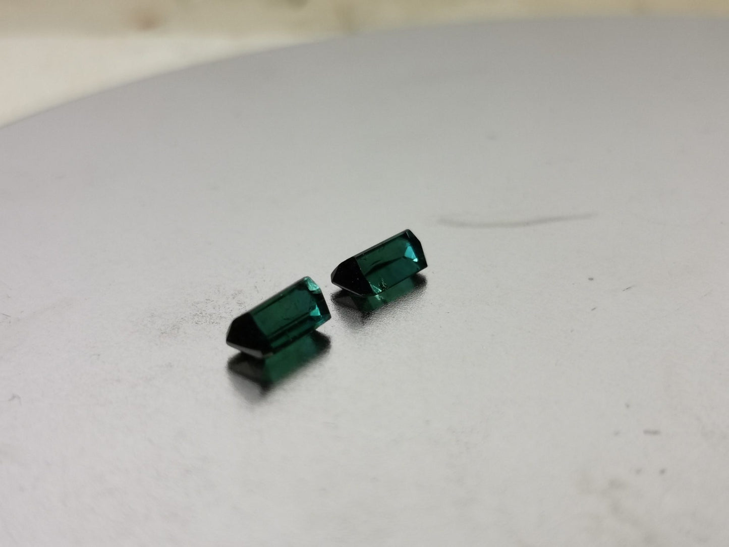 Coppia di Tormaline taglio ottagonale 1,72 ct