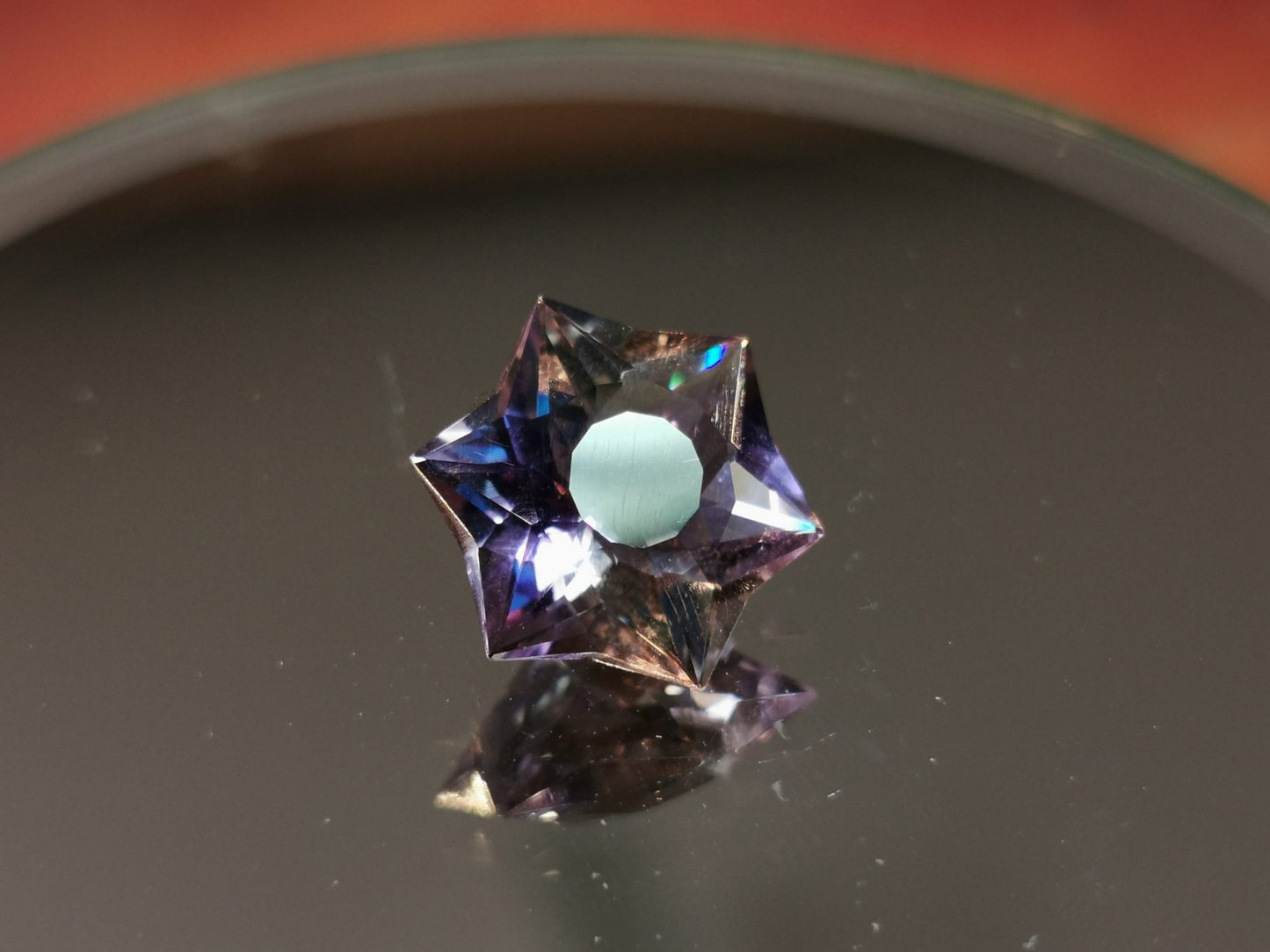 Ametrino taglio snowflake 6,40 ct