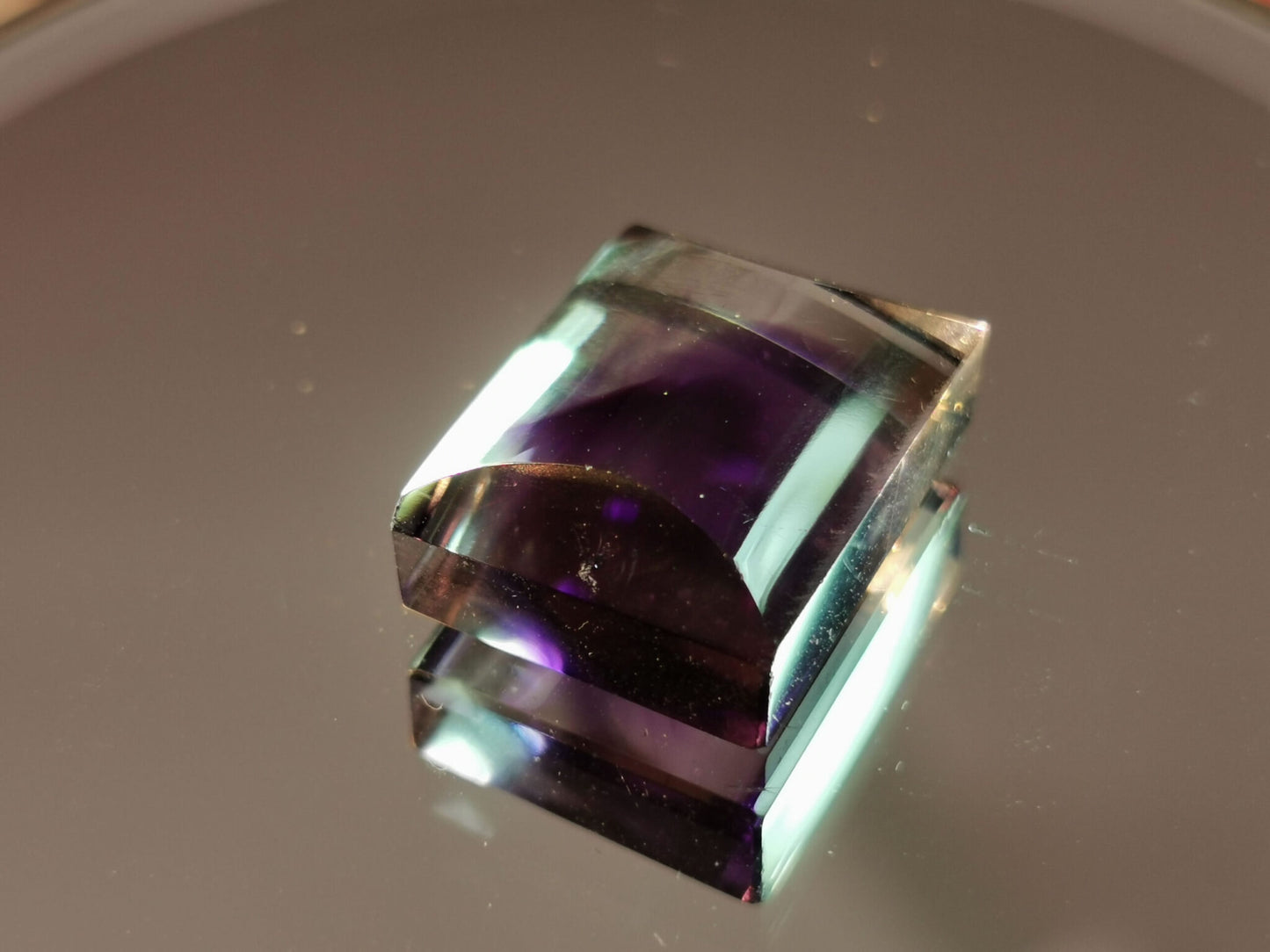 Ametista taglio rettangolare cabochon 17,13 ct