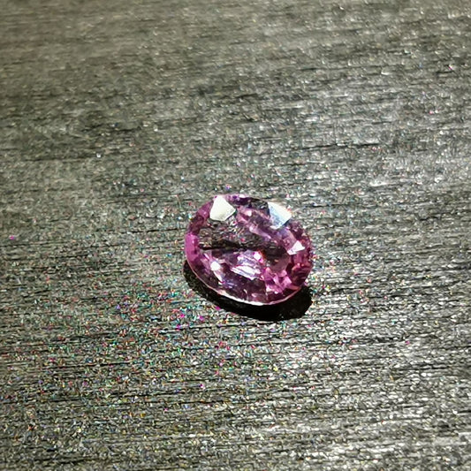 Zaffiro rosa taglio ovale 0,33 ct