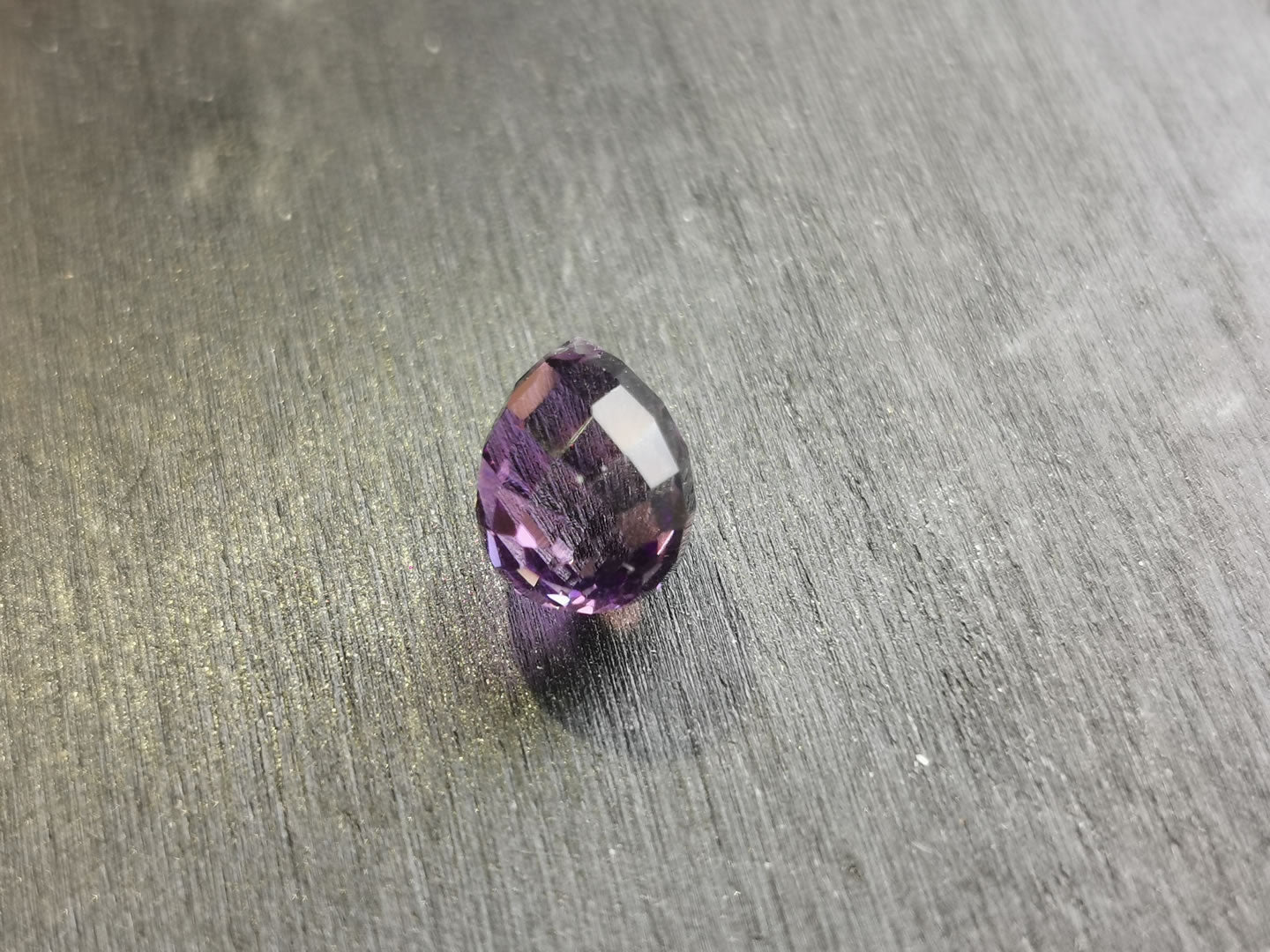 Ametista taglio goccia briolette 3,05 ct