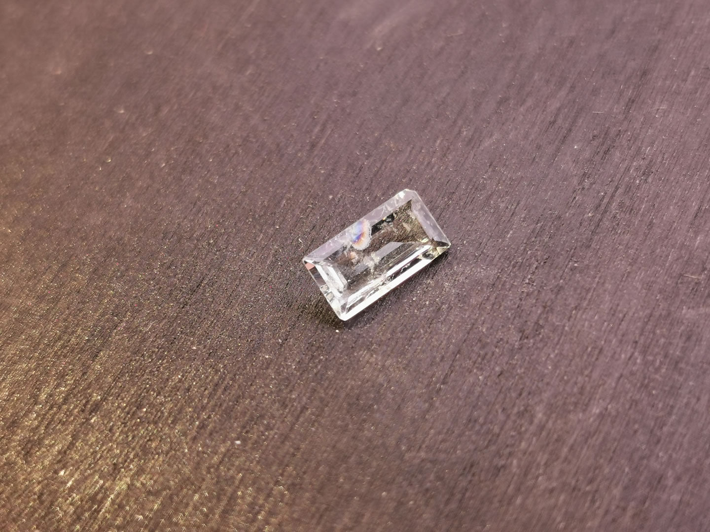 Acquamarina taglio baguette 0,73 ct