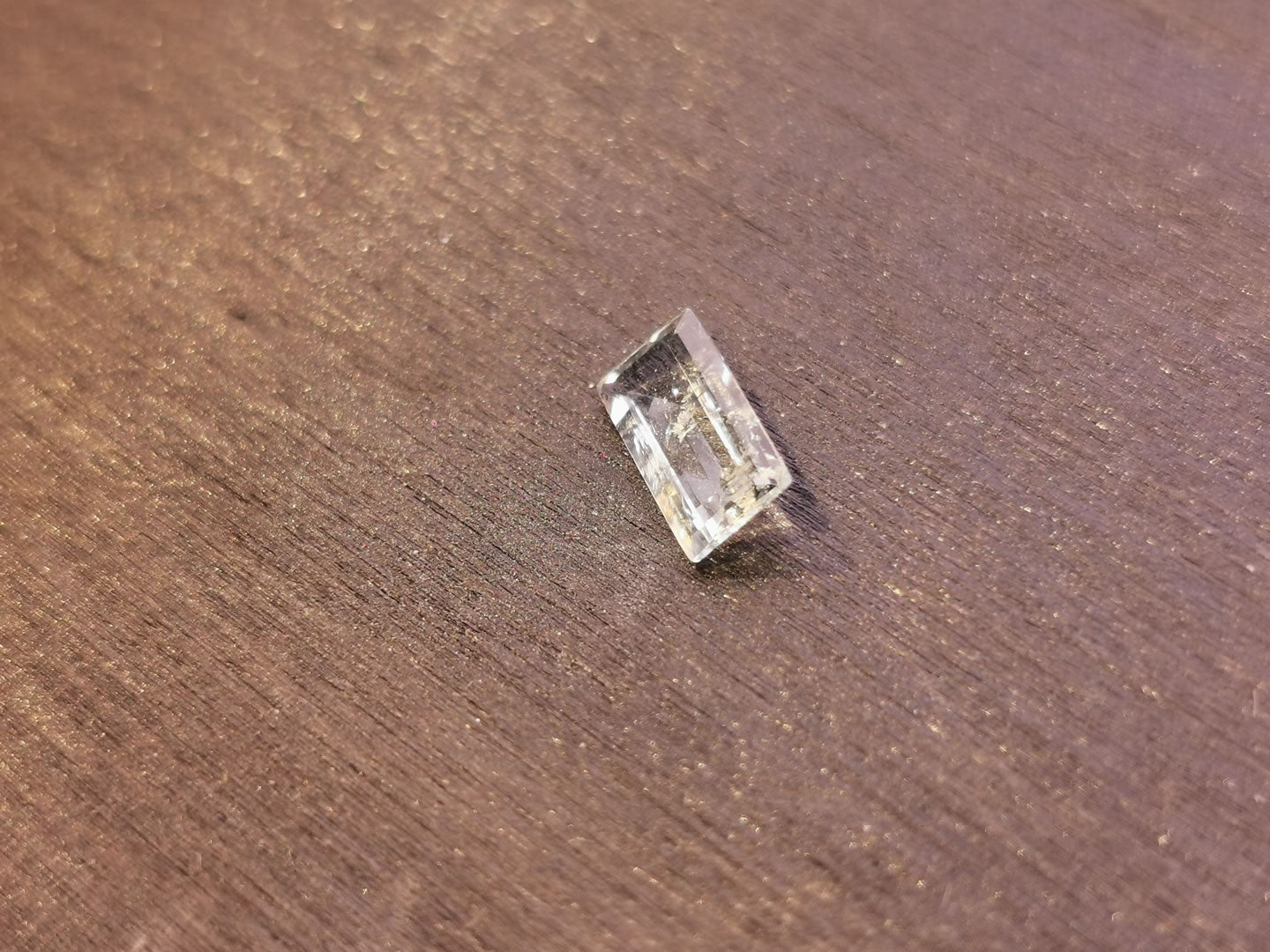 Acquamarina taglio baguette 0,73 ct
