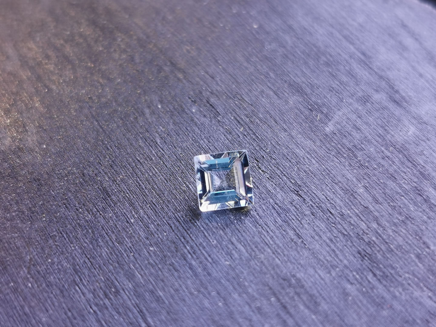 Acquamarina taglio carré 0,52 ct