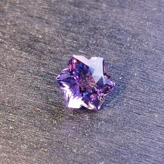 Ametista taglio snowflake 1,11 ct