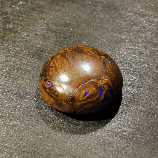 Opale matrice taglio rotondo cabochon 17,97 ct