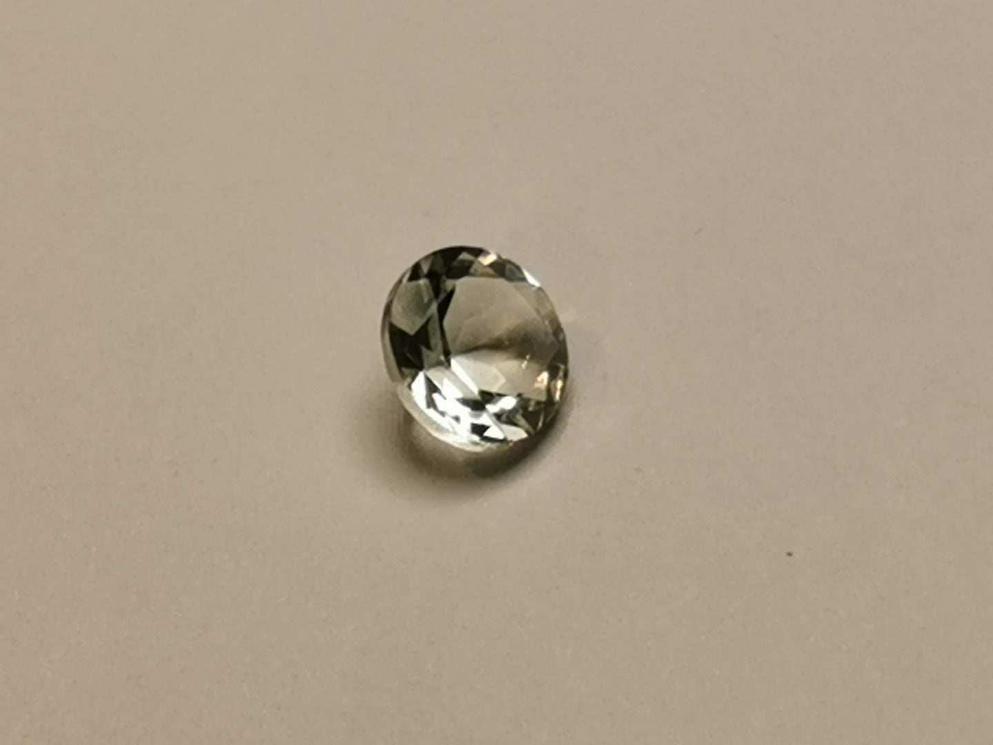 Quarzo Verde o Prasiolite taglio rotondo 1,24 ct