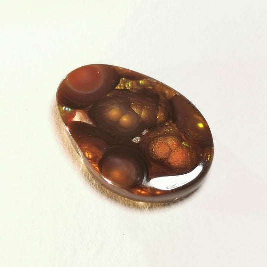 Agata di Fuoco taglio cabochon fancy 16,27 ct