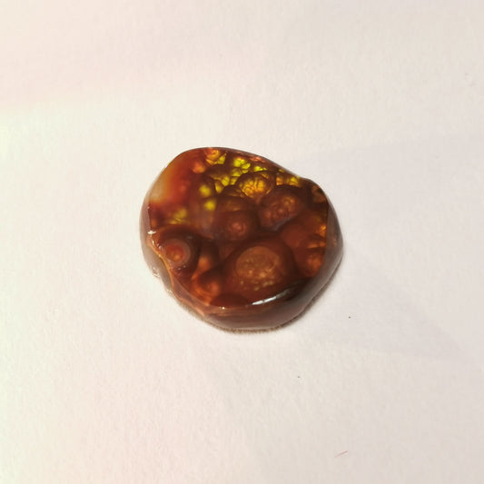 Agata di Fuoco taglio cabochon fancy 14,42 ct