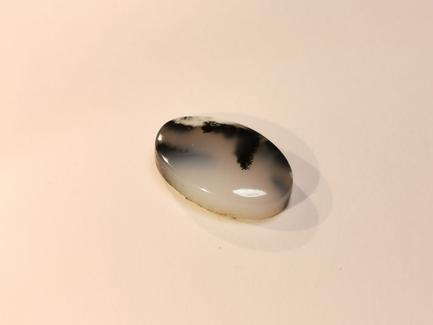 Agata Dendritica taglio ovale cabochon 9,96 ct